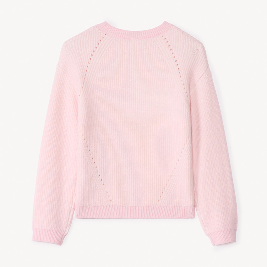 Pull en tricot patché Stitch & Angel Disney pour fille 