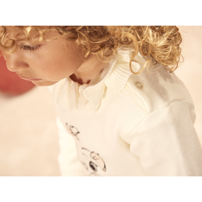 Pull en tricot print Marie Disney pour bébé fille 