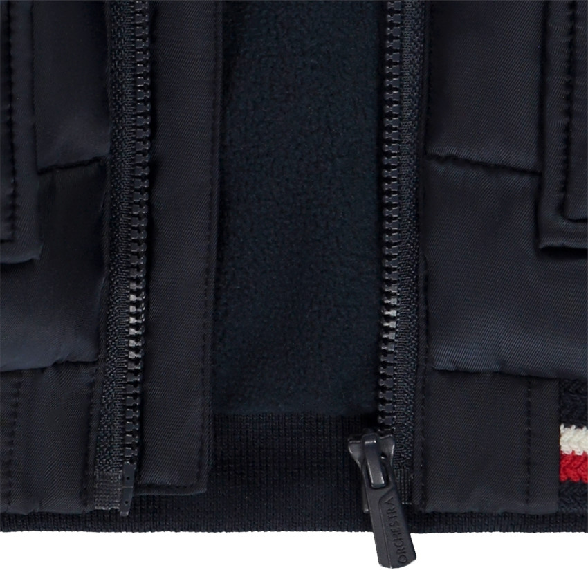 Doudoune en toile effet matelassé avec badge fantaisie pour bébé garçon 