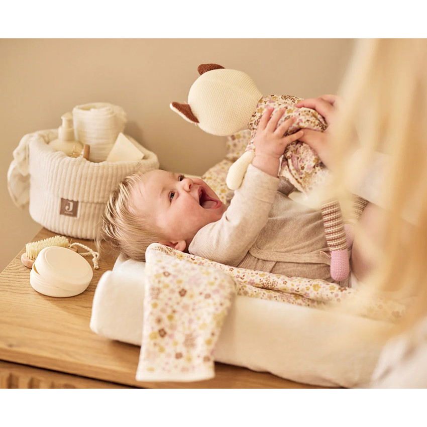 Housse matelas à langer éponge - Oatmeal - 50x70 cm 