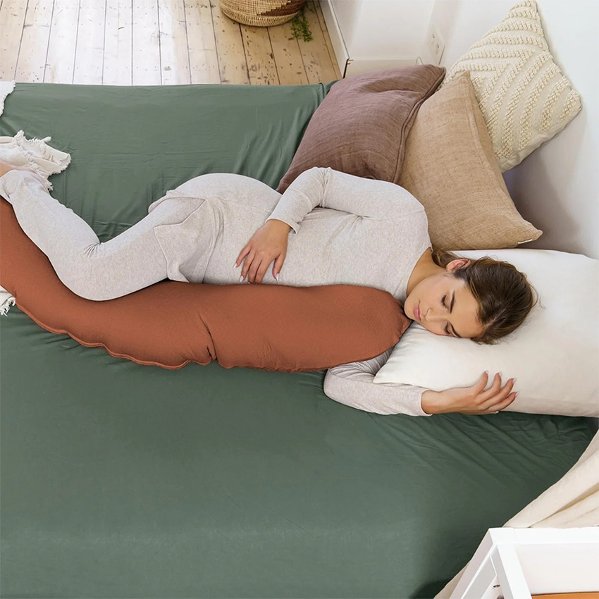 Grand coussin multi-usage Buddy Tetra Jersey Terracotta 