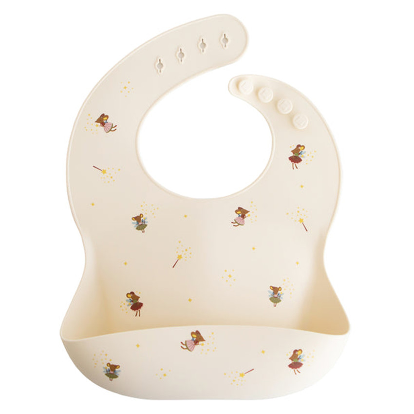 Bavoir silicone Fairy Mice 