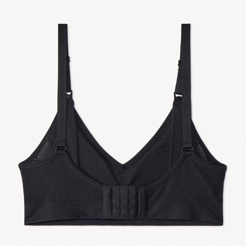 Brassière d'allaitement sans coutures et réglable unie 