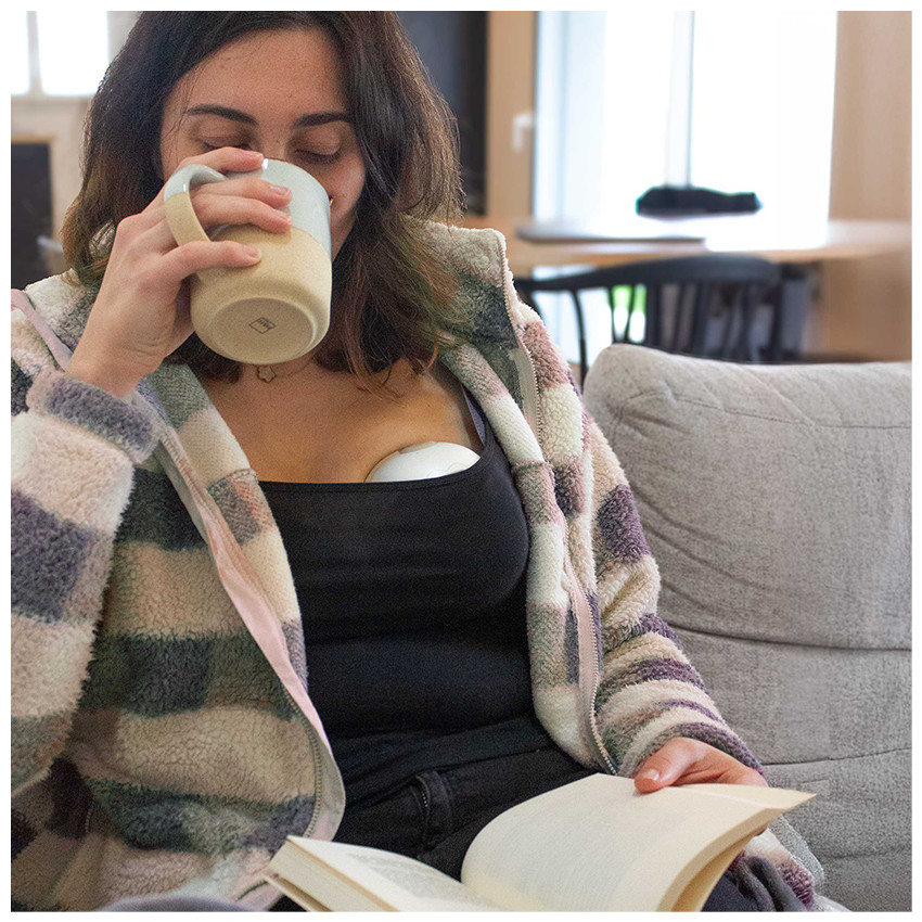 Borstkolf dubbel Mumflöw draagbaar opwarmend 2-in-1 