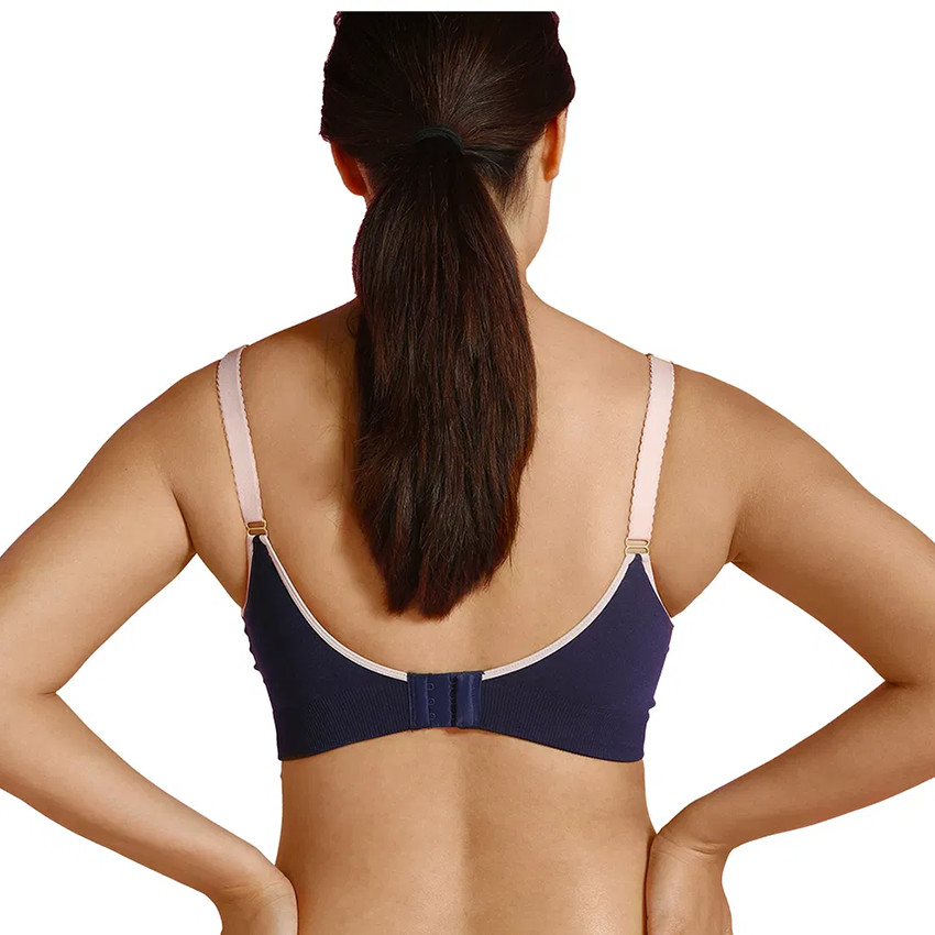 S - Soutien-gorge d'allaitement sans coutures - Deluxe Bleu/rose 