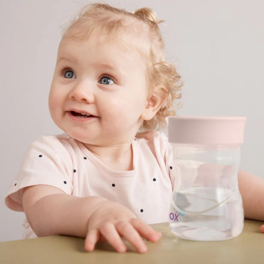 Gobelet d'apprentissage sans bec 240ml Blush 12m+ 