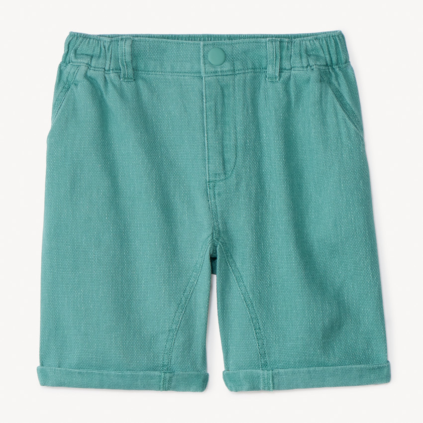 Uni korte broek van canvas jongens 