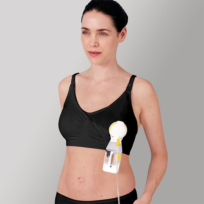 DIVERS SOIN MAMAN SOUTIEN-GORGE D'ALLAITEMENT 3EN1 - NOIR - L 