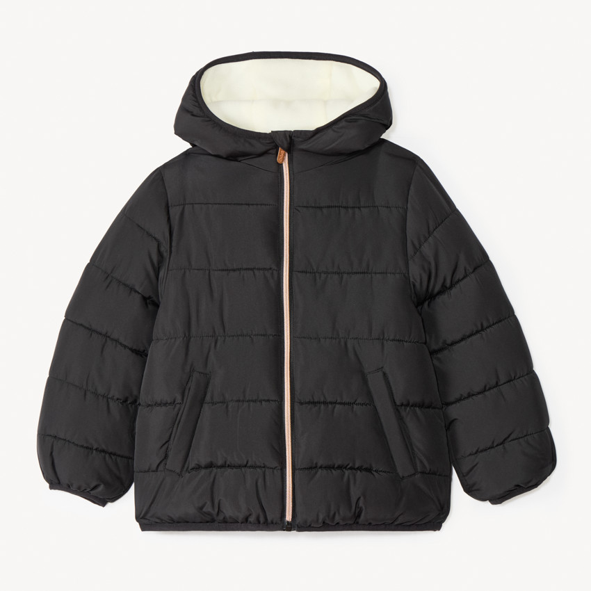 Gewatteerde donsjas met microfleece voering voor meisjes 