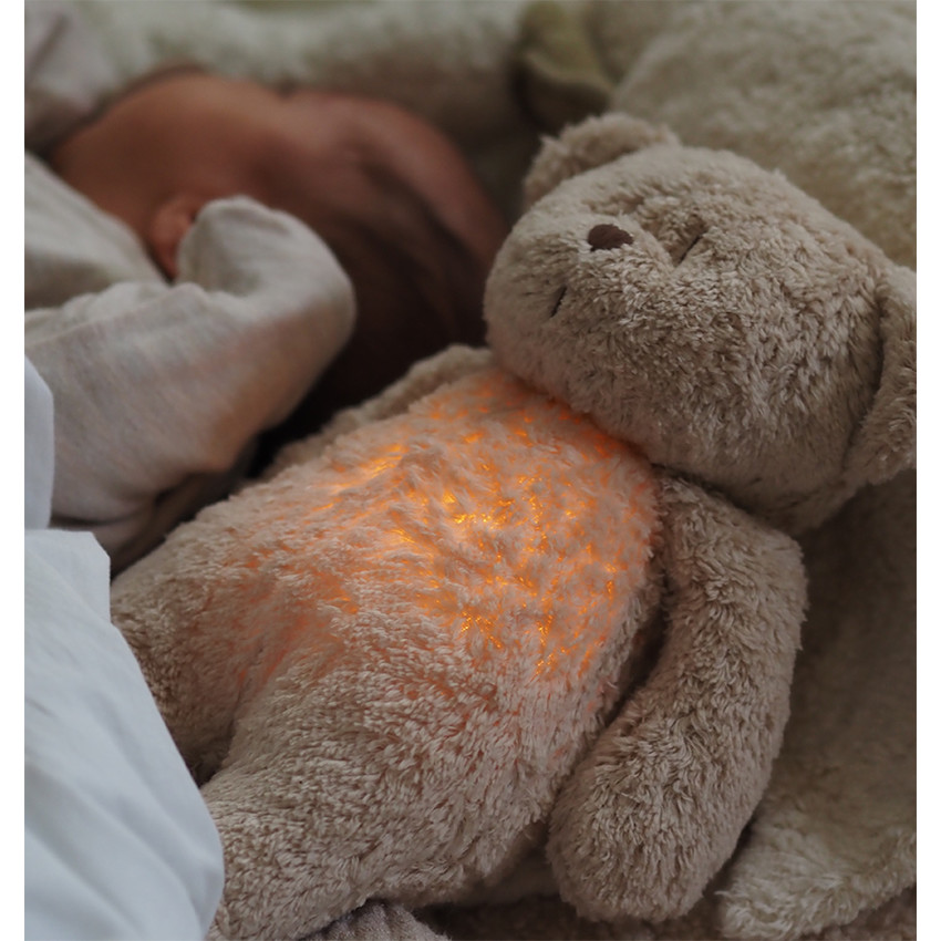 Nachtlamp knuffel The Humming Bunny 2.0 Cappuccino 