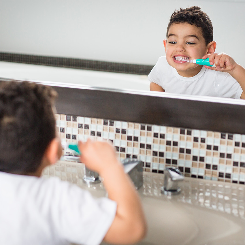 2-staps elektrische tandenborstel voor baby's 