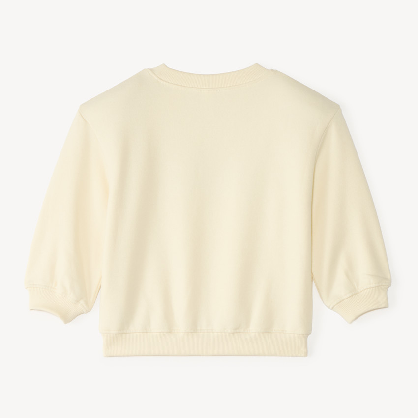 Oversized sweatshirt voor babyjongen met fantasieprint 