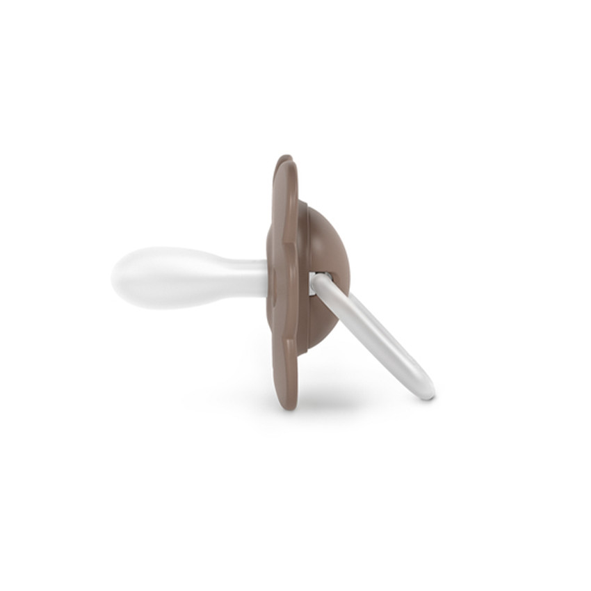 Fysiologische fopspeen silicium SX PRO Wonderland Vlinder 6-18M bruin versierd 