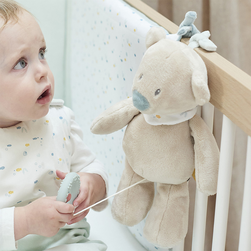 Peluche musicale Jules l'ours polaire 