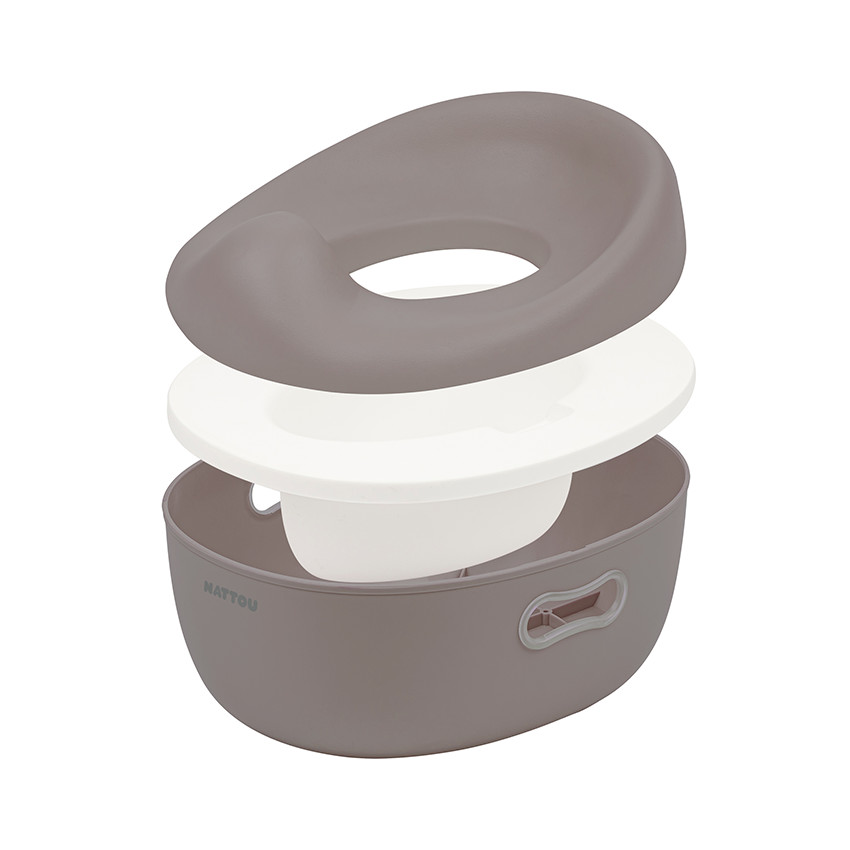Pot d'apprentissage 3 en 1 Potty taupe 