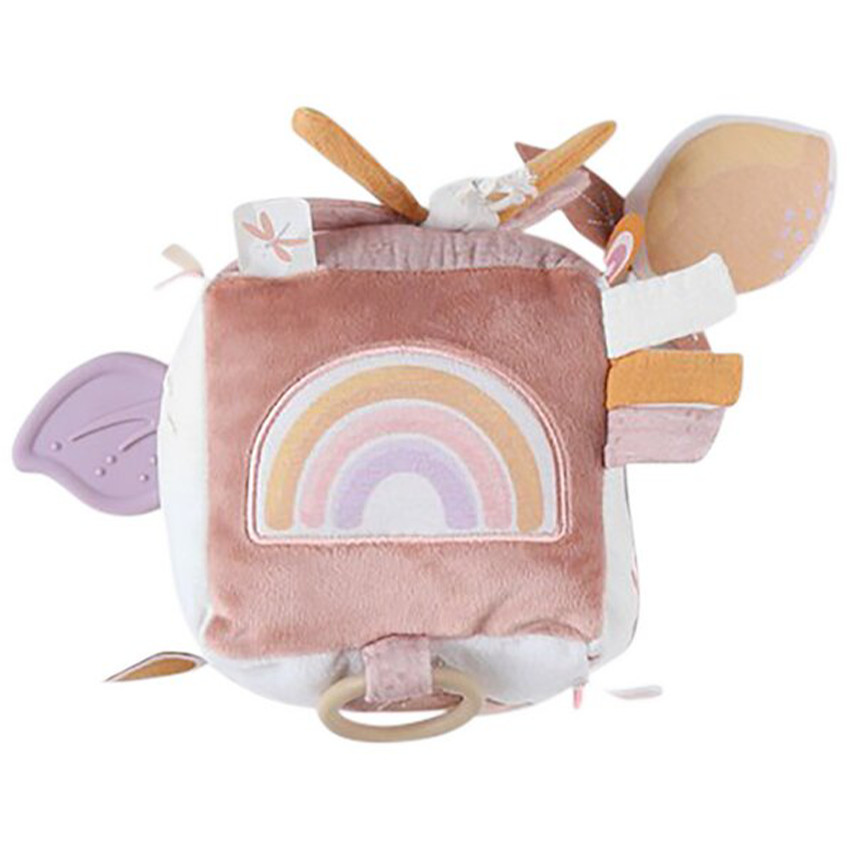 Cube d'activités en veloudoux Popsie, Gigi & Louli 