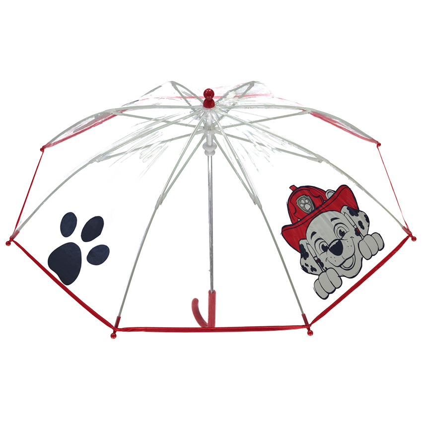 Parapluie transparent Chase & Marshall Pat'Patrouille pour garçon 