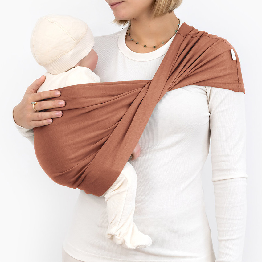 Porte bébé Echarpe Duo -T2- Moka 