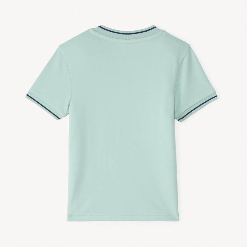 Polo met korte mouwen en teddy kraag voor baby jongen 