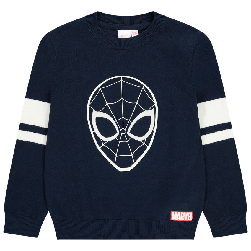 Pull en tricot Spider-Man Marvel pour garçon 