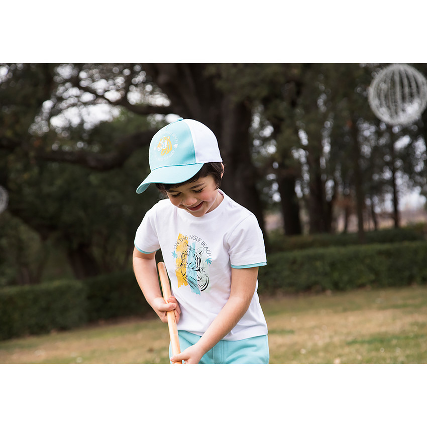 Ensemble de plage t-shirt + bermuda pour garçon 