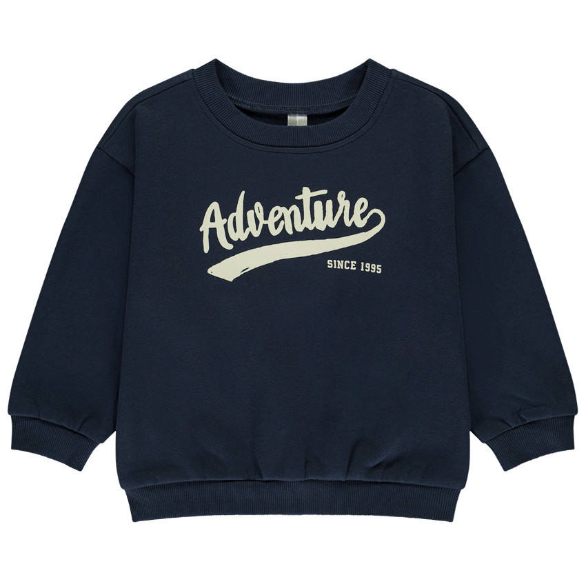 Fleece oversize sweatshirt voor jongen 