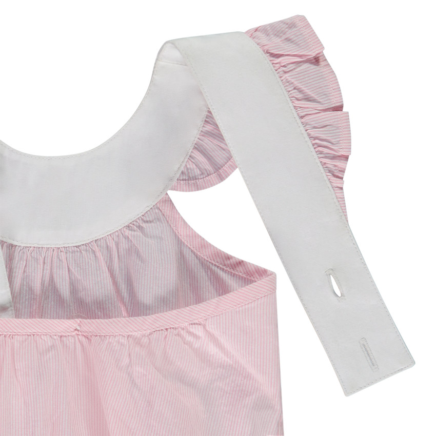 Romper met gestreepte schouderbandjes voor meisjes 