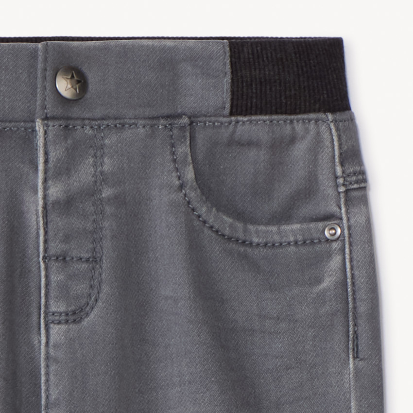Jean à taille élastiquée pour bébé garçon 