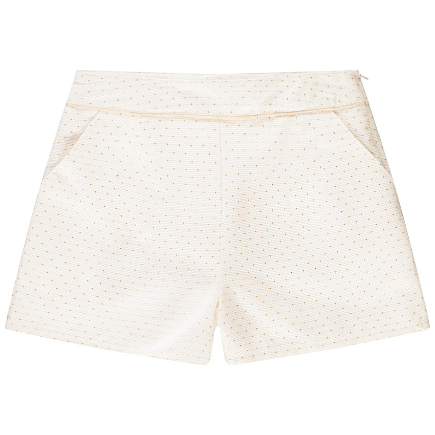 Short en jacquard pour fille 