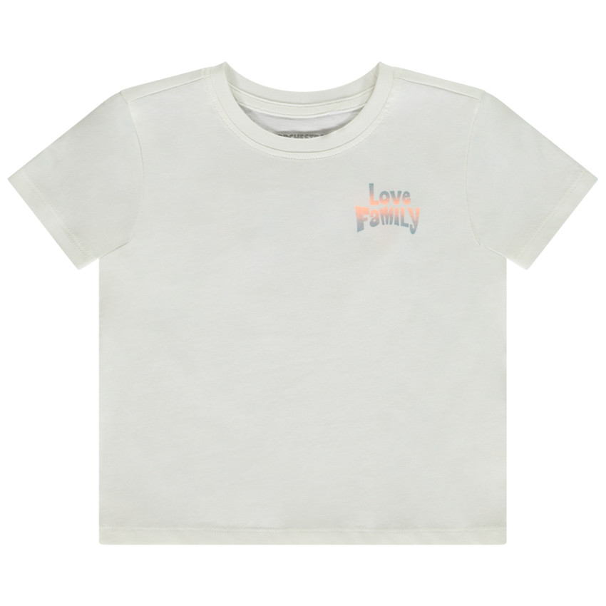 T-shirt met korte mouwen en prints met verloop effect voor baby jongen 