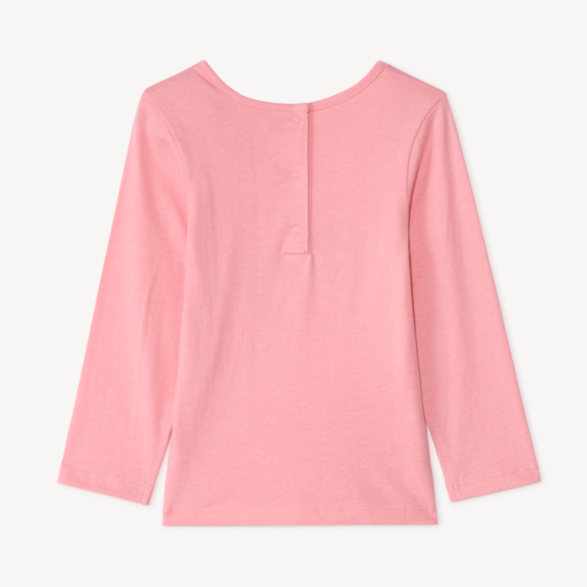 Langarm T-shirt met glitters voor meisje 