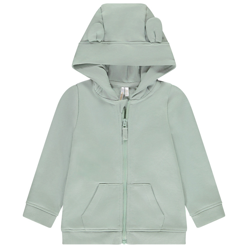 Vest fleece kap fantasie baby jongen 