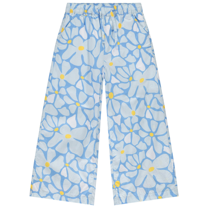Flared broek met bloemenprint voor meisjes 