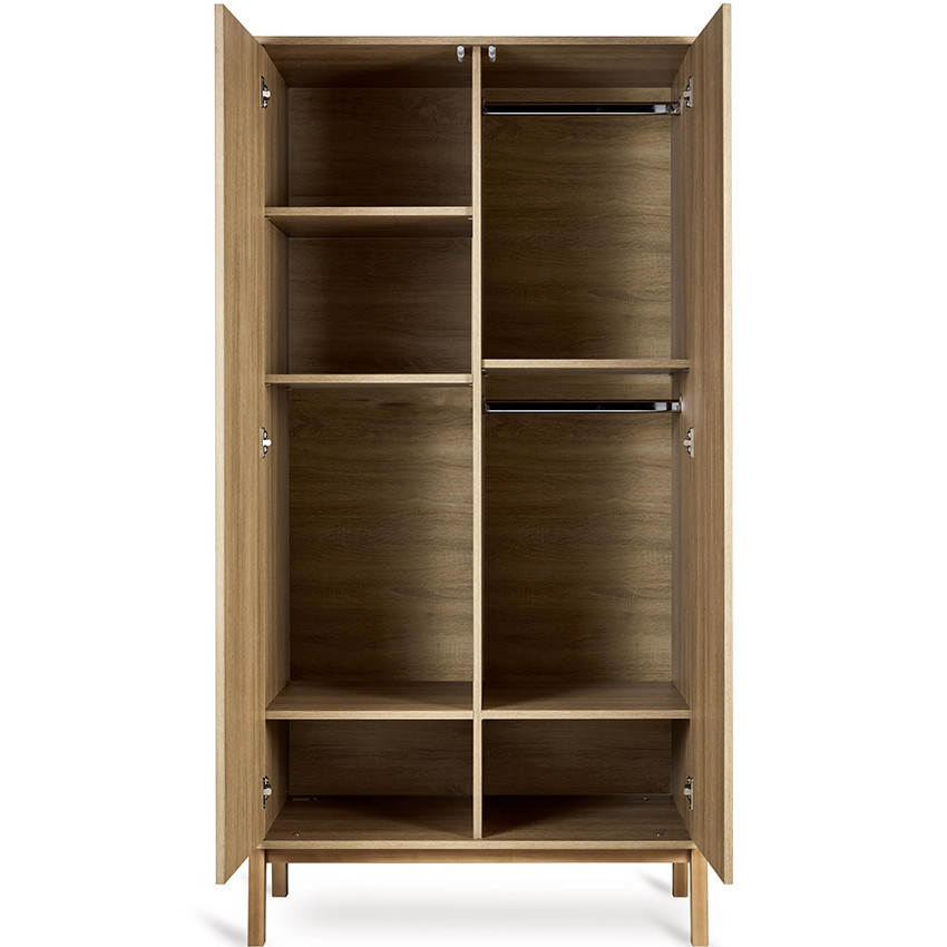 Armoire Ashi 2 portes Honey Ash 
