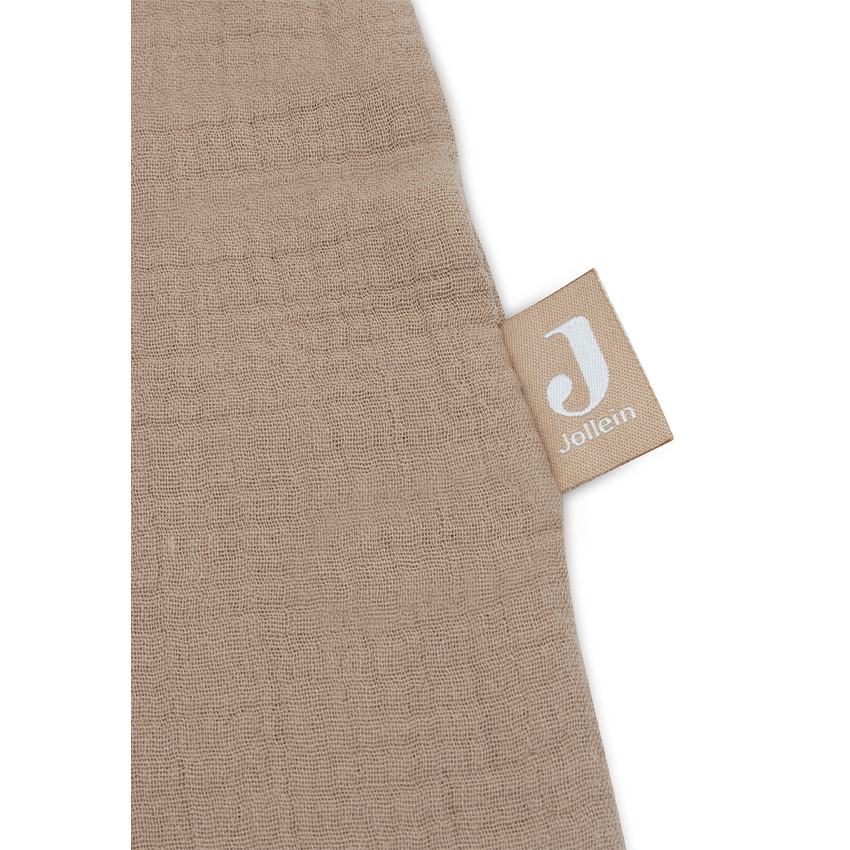 Slaapzak zonder mouwen 90cm Hydrofiel katoen Biscuit 