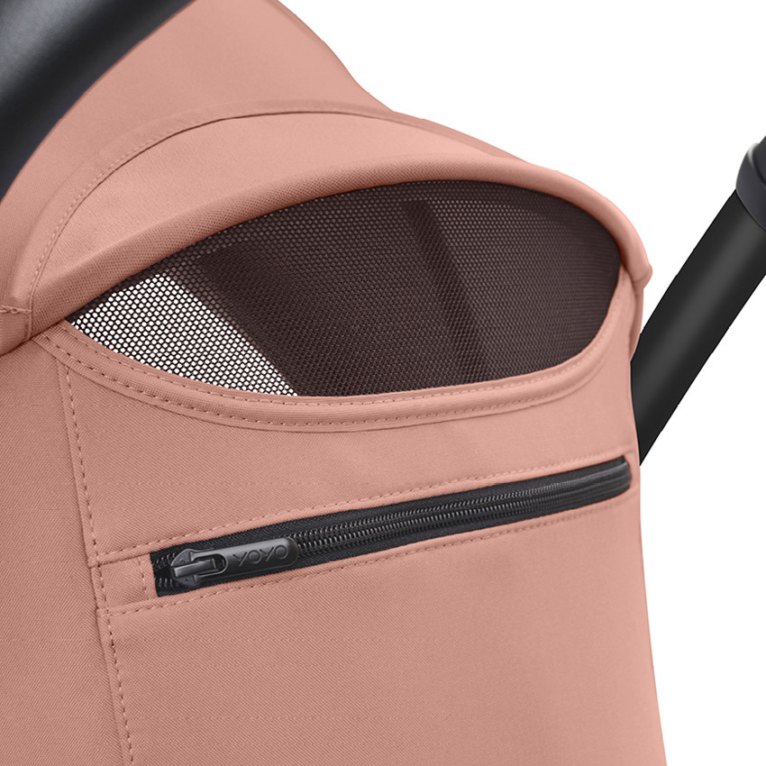 Kinderwagen Stokke® YOYO³ vanaf 6 maanden - Frame zwart/Ginger 