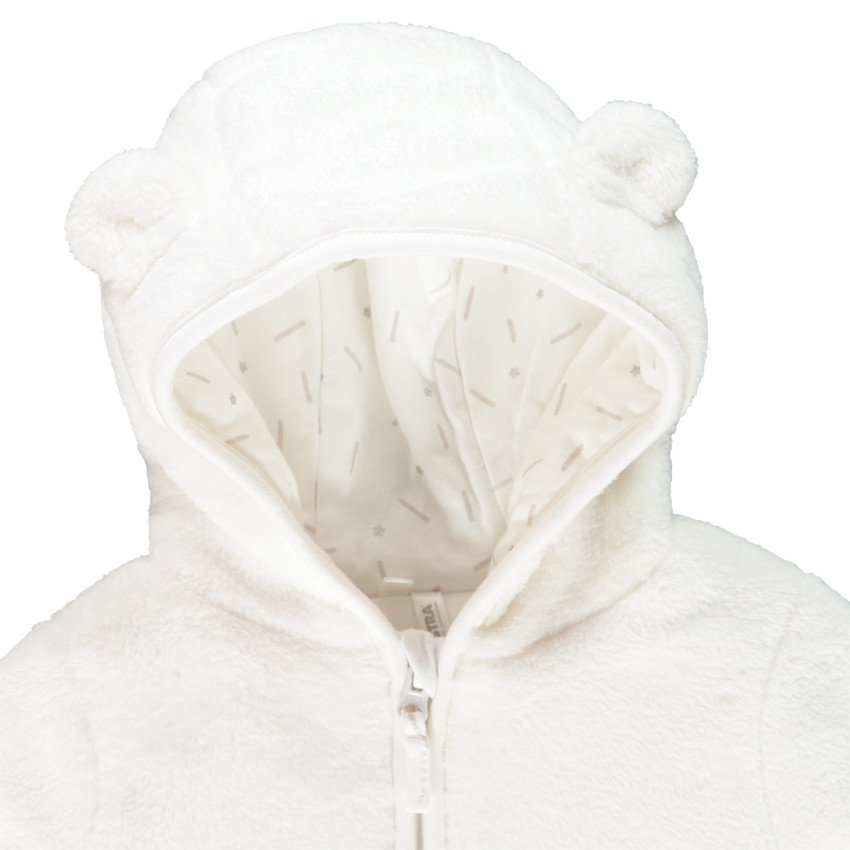 Fleece jas met kap voor meisjes 