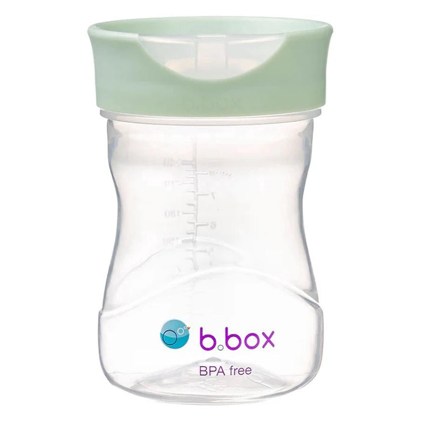 Gobelet d'apprentissage sans bec 240ml Vert Sauge 12m+ 