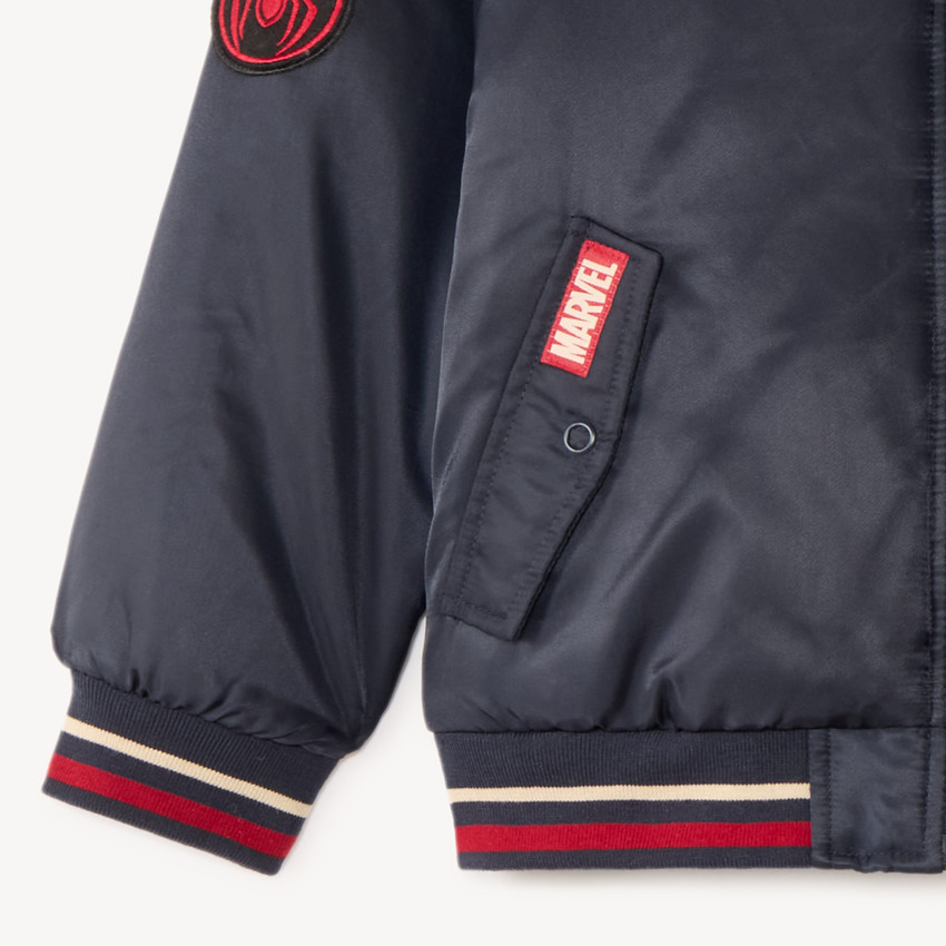 Teddyjack jongensjas met capuchon Spider-Man Marvel 