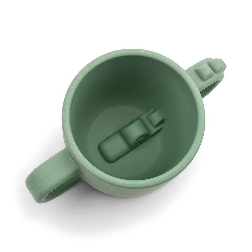 Tasse à 2 anses Peekaboo Croco vert 