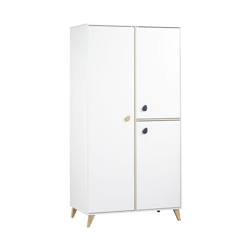Armoire bébé 3 portes Oslo - Boutons gouttes  