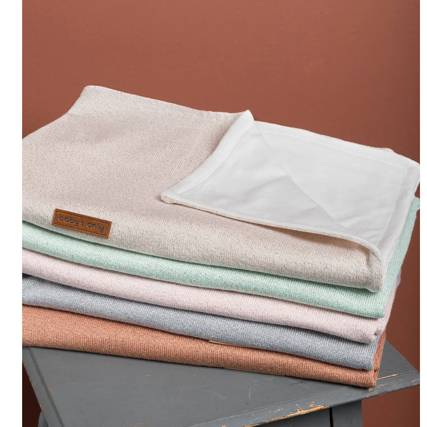 Deken bed Soft Sparkle - Goud/ivoor gemêleerd 