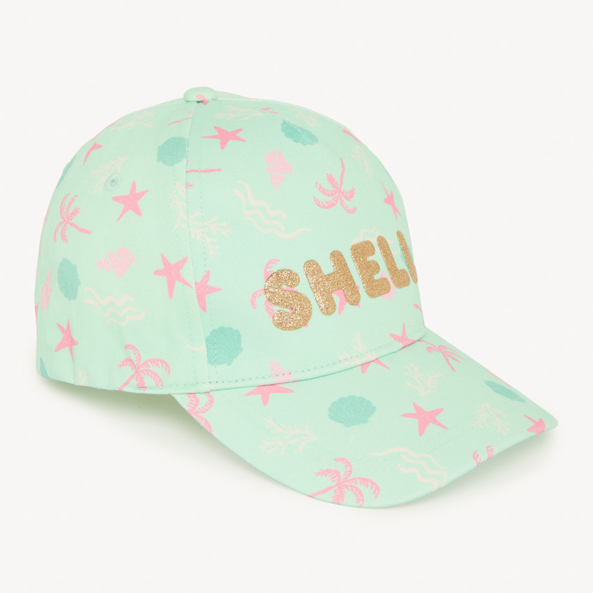 Casquette fantaisie motif plage pour fille  