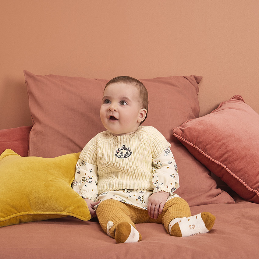 Set van 3 delen met bedrukte jurk Marie Disney voor meisjes 