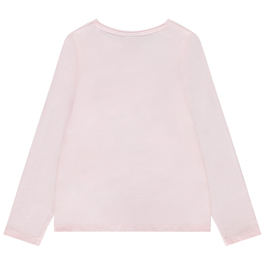 T-shirt manches longues Barbie à sequins pour fille 