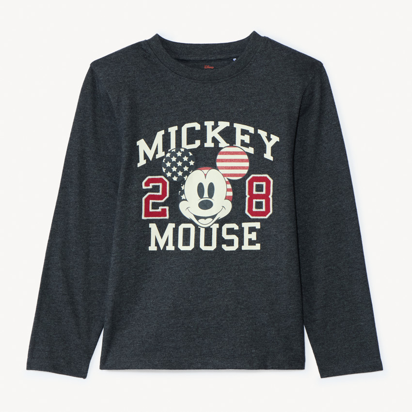 T-shirt met lange mouwen Mickey Disney voor jongens 