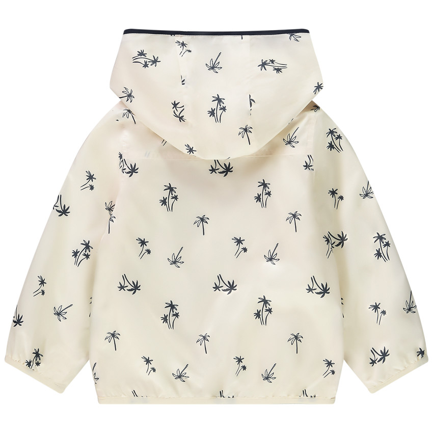 Windjack met palmprint voor baby jongen 