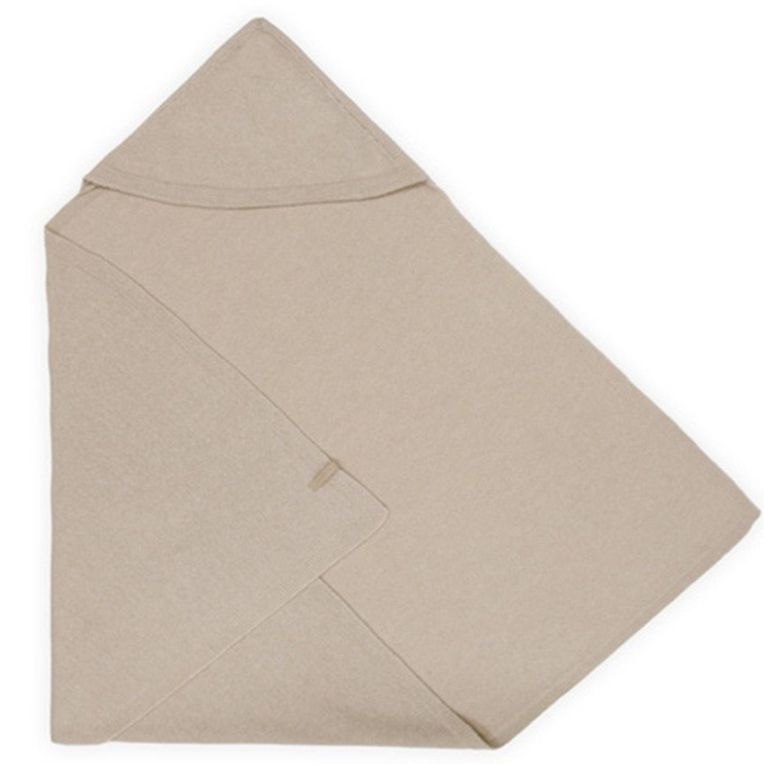 Couverture enveloppante à capuche 4 saisons - Stone Sand - 80x100 cm 