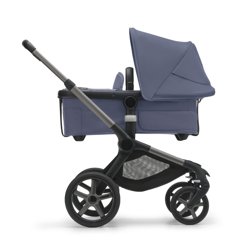 Poussette duo Fox 5 Graphite/Bleu 