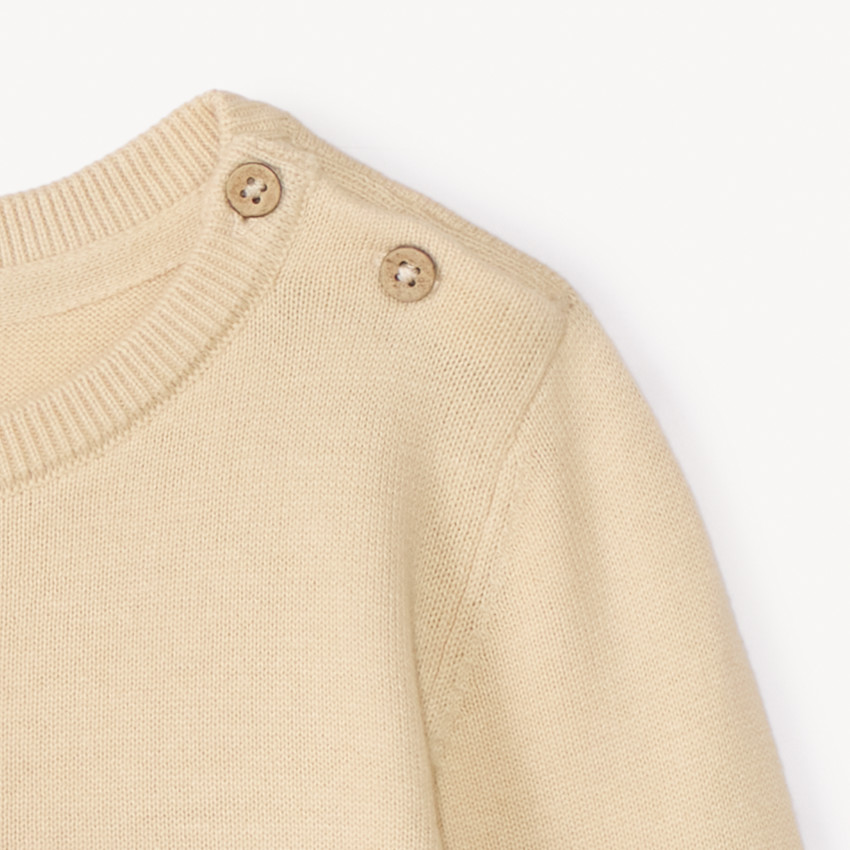 Gestreept gebreide trui voor babyjongen 